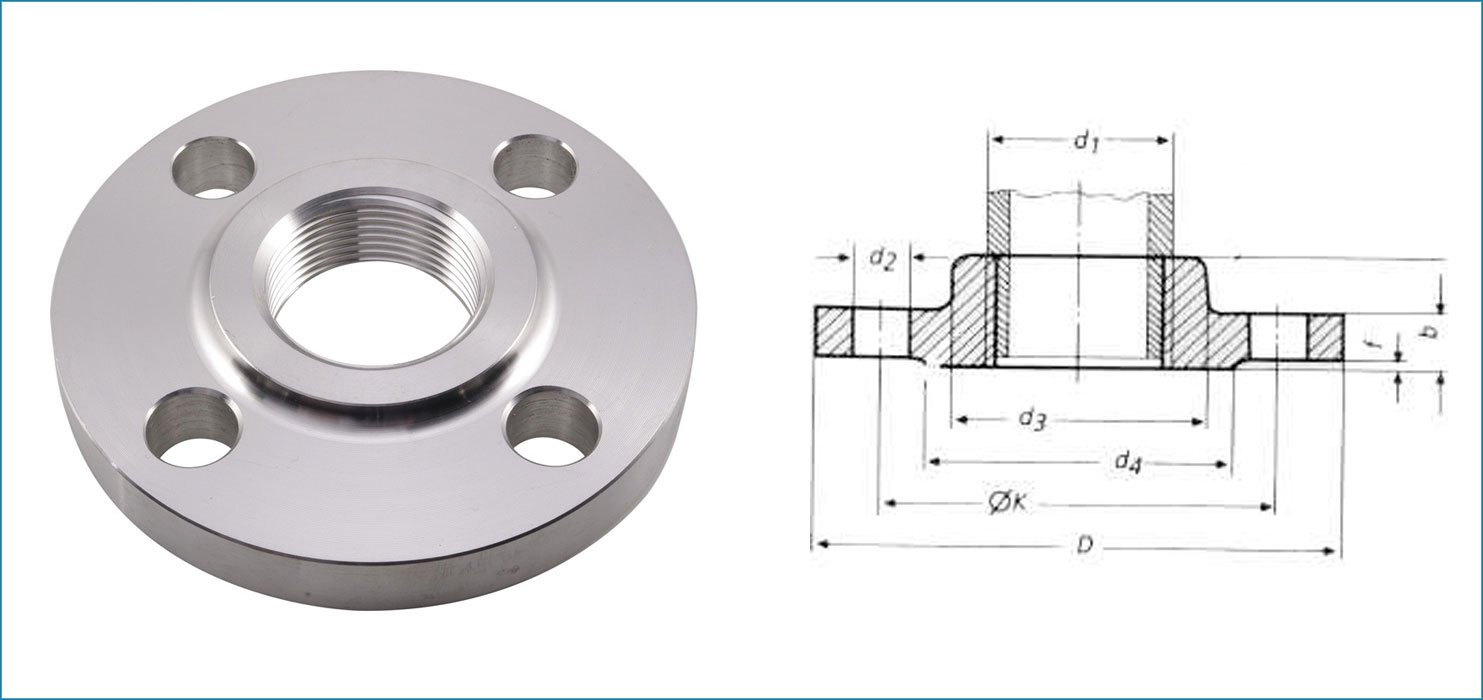 Threaded Flange Dimensions Threaded Flange Dimensions